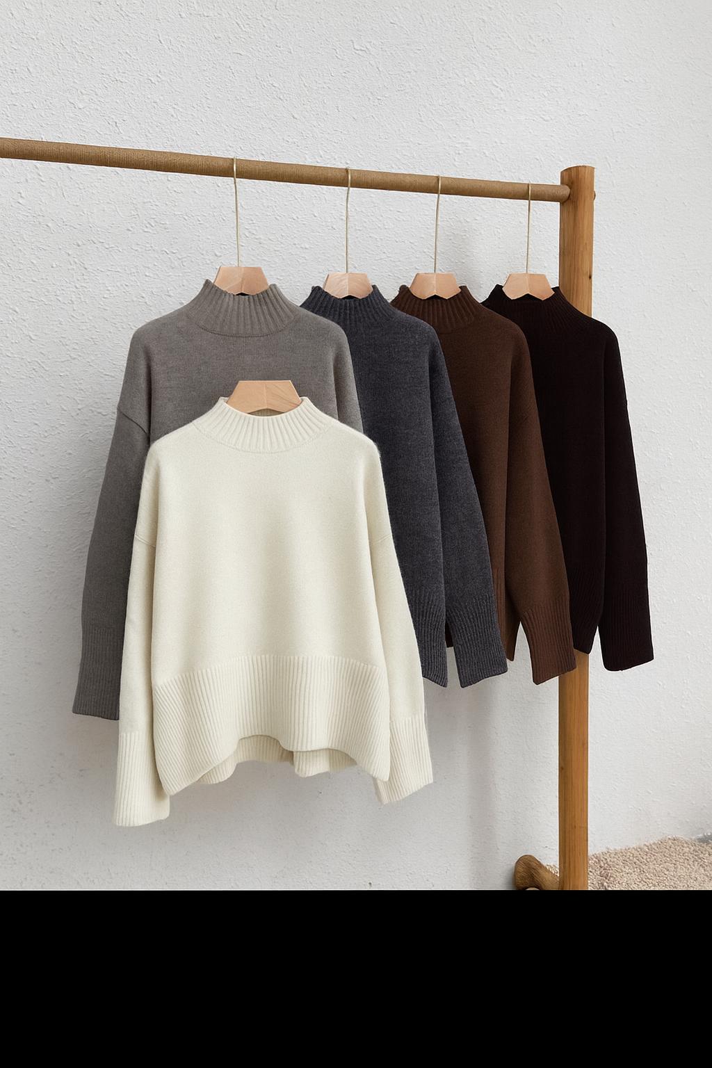 SoftDrape oversized knit sweater