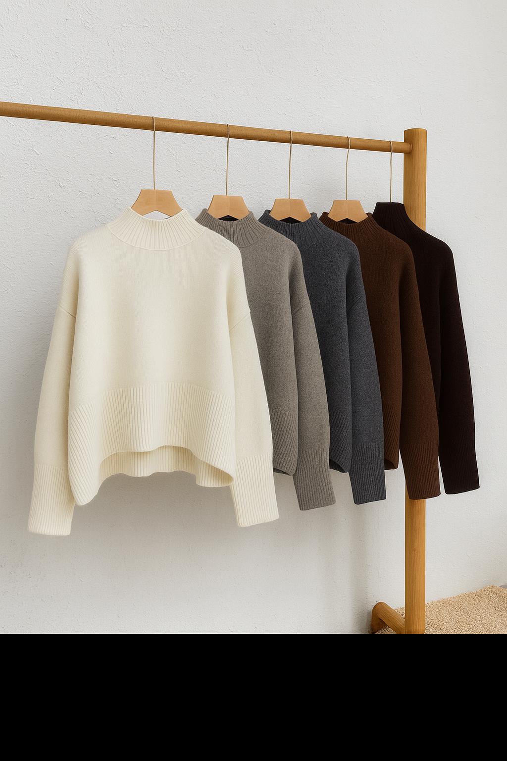 SoftDrape oversized knit sweater