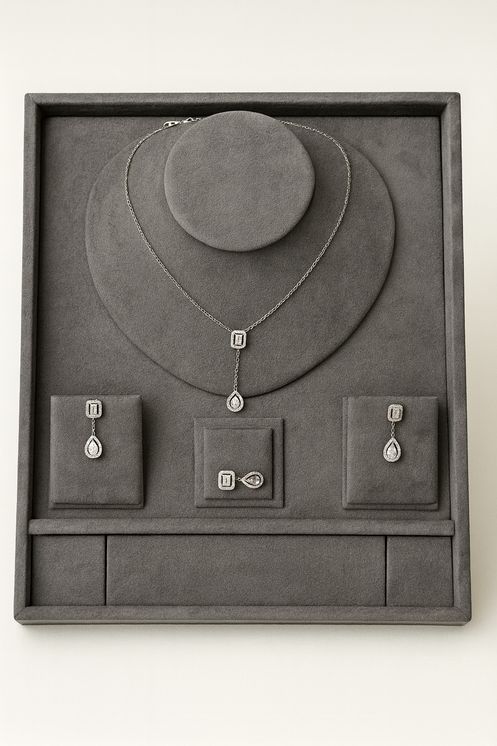 Benny Crystal Drop Jewelry Set